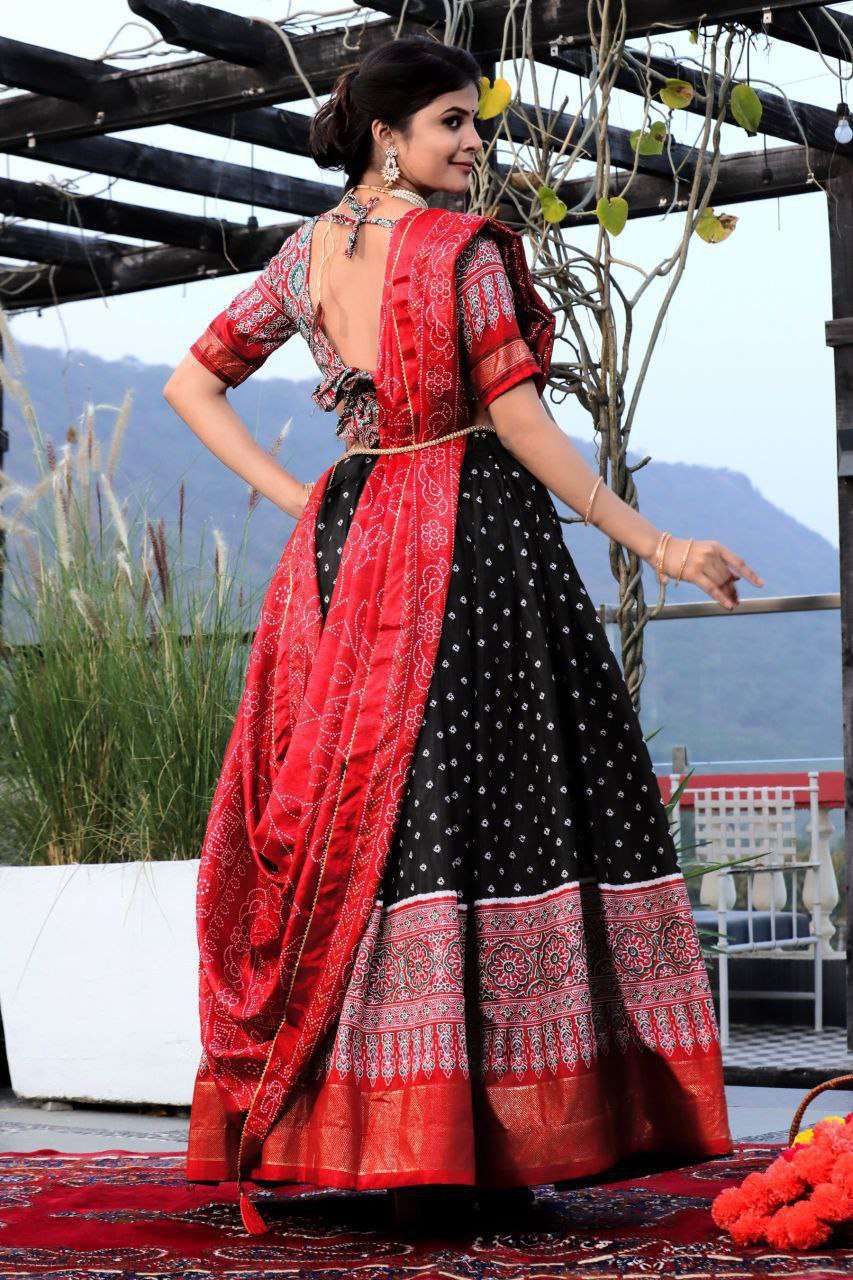 Women's Traditional Bandhani Ghagra Choli with Dupatta ? Navratri & Festive Wear - Image 21